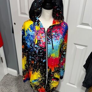 Colorful Splatter Hoodie